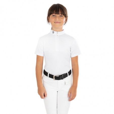 Polo Bambina Modello Lusineh In Tessuto Tecnico