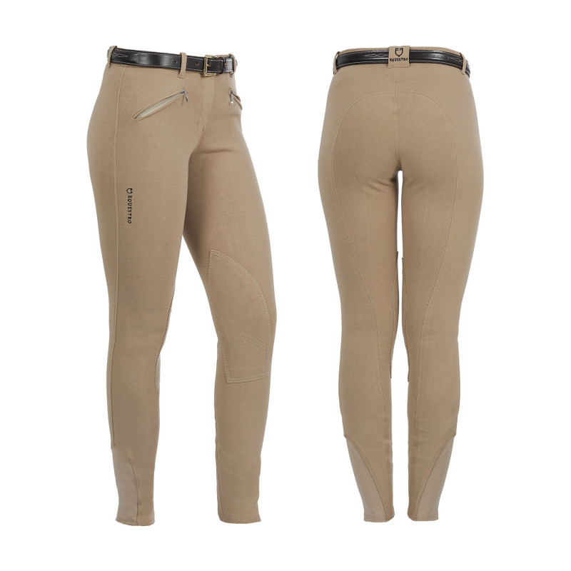 Pantaloni Donna Modello Demetra In Cotone Elasticizzato
